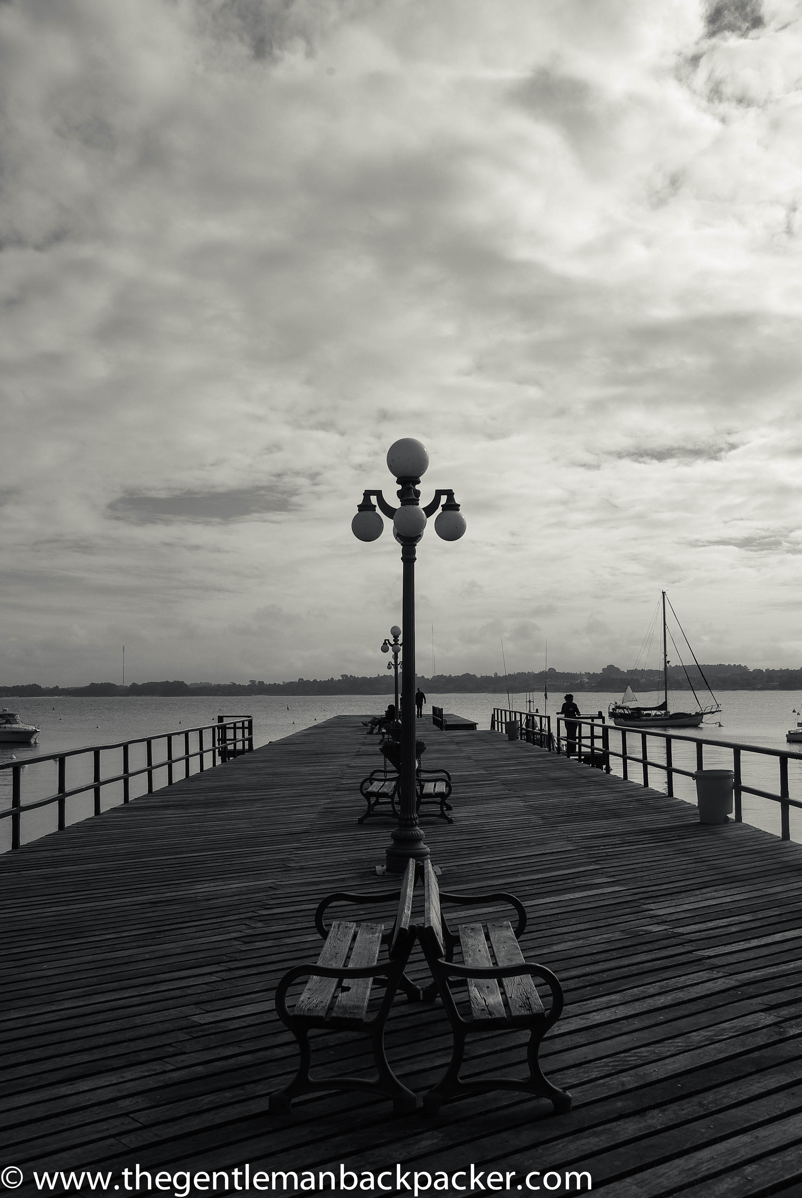 The express ferry ride across the mouth of the Rio de la Plata takes but an hour 