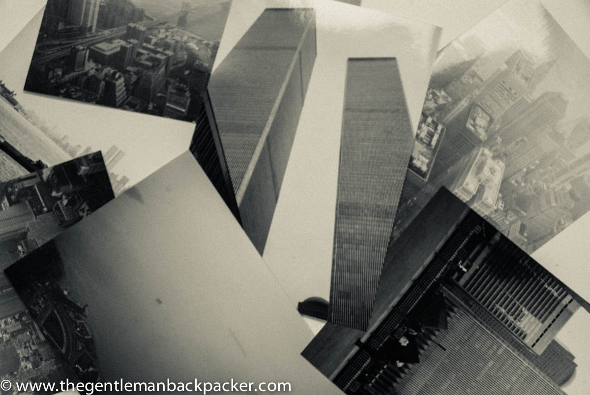 Clockwise from top left: View of East River from WTC, Twin Towers, View of Lower Manhattan from WTC, WTC Plaza, View of Statue of Liberty from WTC, View of Eastern Manhattan from WTC, View of Lower Manhattan and WTC from Liberty Island