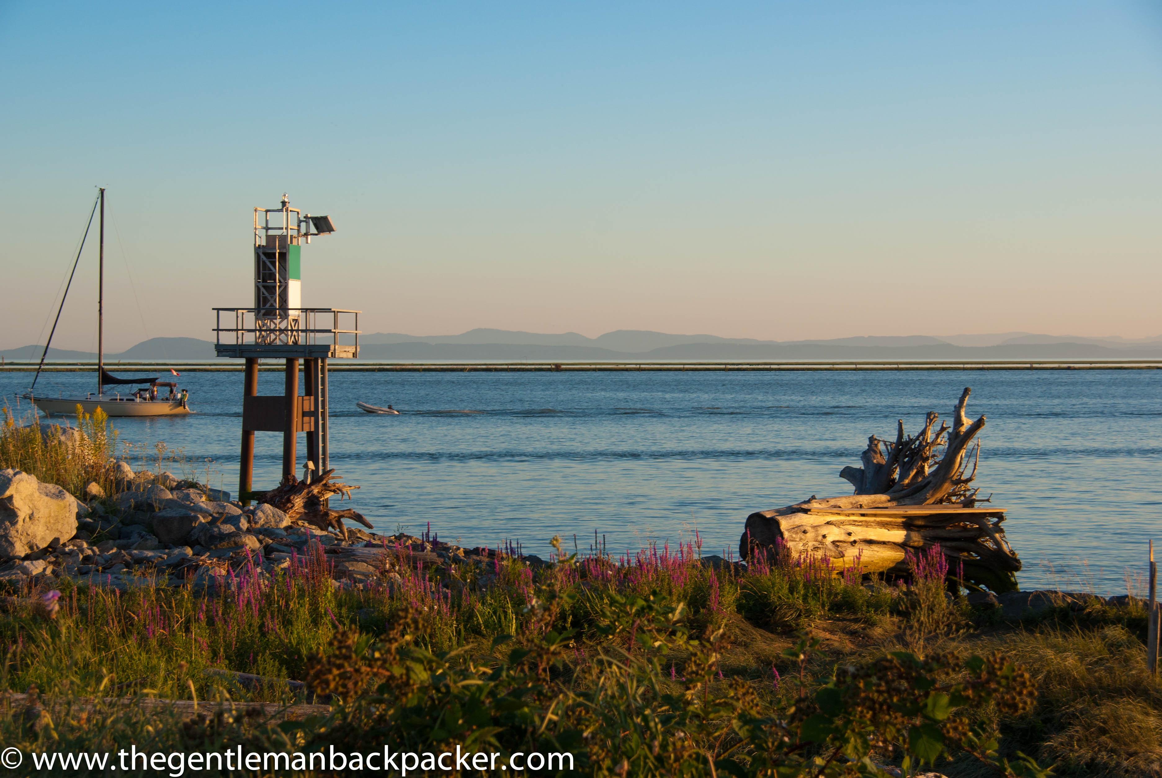 A magical Pacific Northwest summer sunset