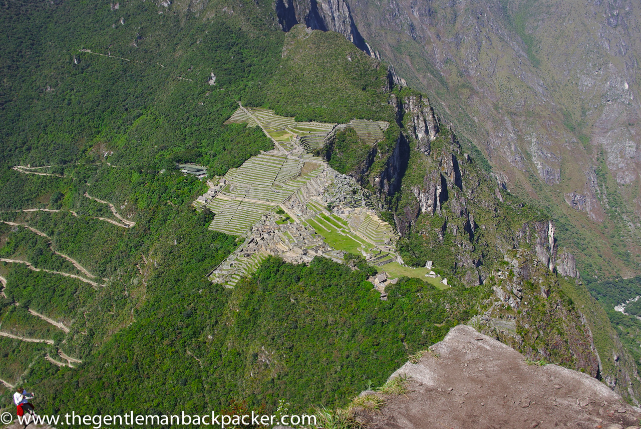 So now you tell me you're afraid of heights?! View from Huayna Picchu