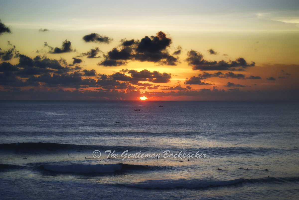 Uluwatu Surfing Sunset Bali